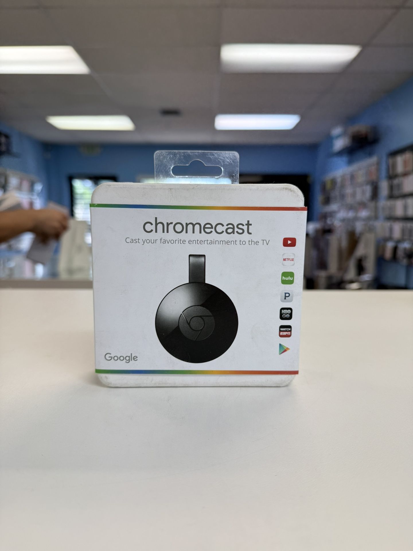 Google Chromecast (2nd Generation) 1080p HD Media Streamer - Black