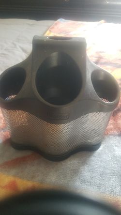 Blow dryer hot iron brush caddy
