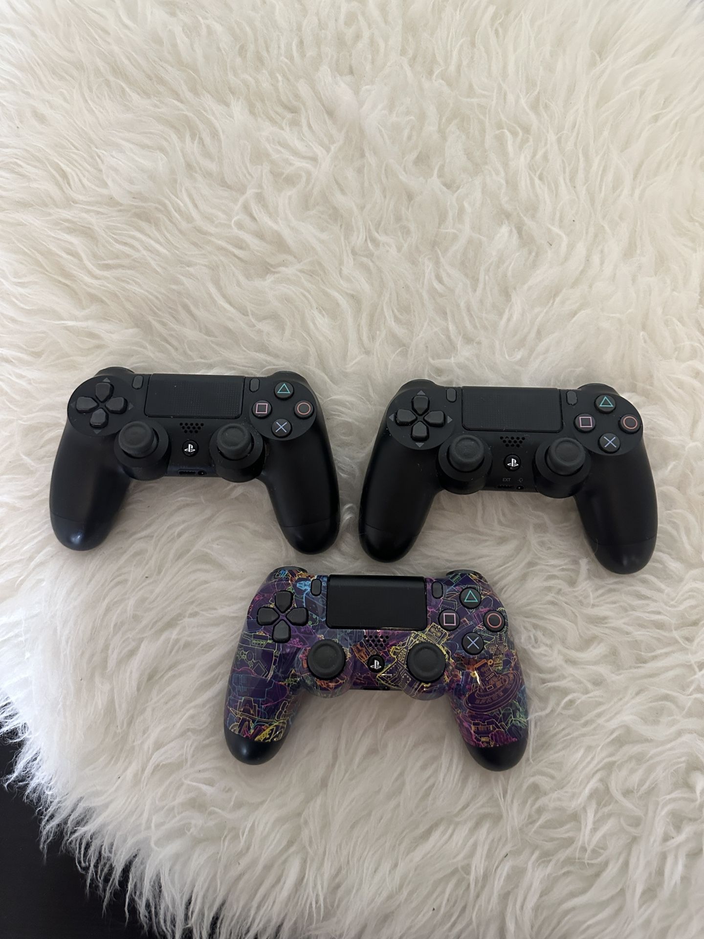 Bundle Of 3 PS4 Controllers