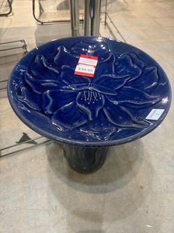 Artistic Bird Bath - various colors