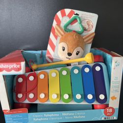 Fisher-Price Toddler Pull Toy, Classic Xylophone Pretend Musical