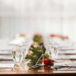 Acrylic Wedding Table Numbers