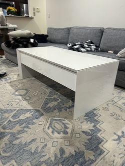 Lift Top Coffee Table White
