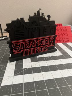 Stranger Things 3D Printed Logo Desk Stand