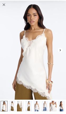 Fashion nova Lace Top - Small Ivory