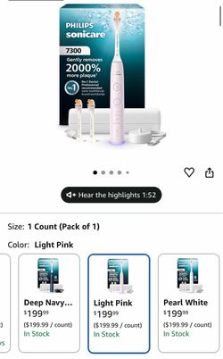 Brand new Philips Sonicare 7300 Electric Toothbrush. Navy Blue,Includes 2 extra replacement brush