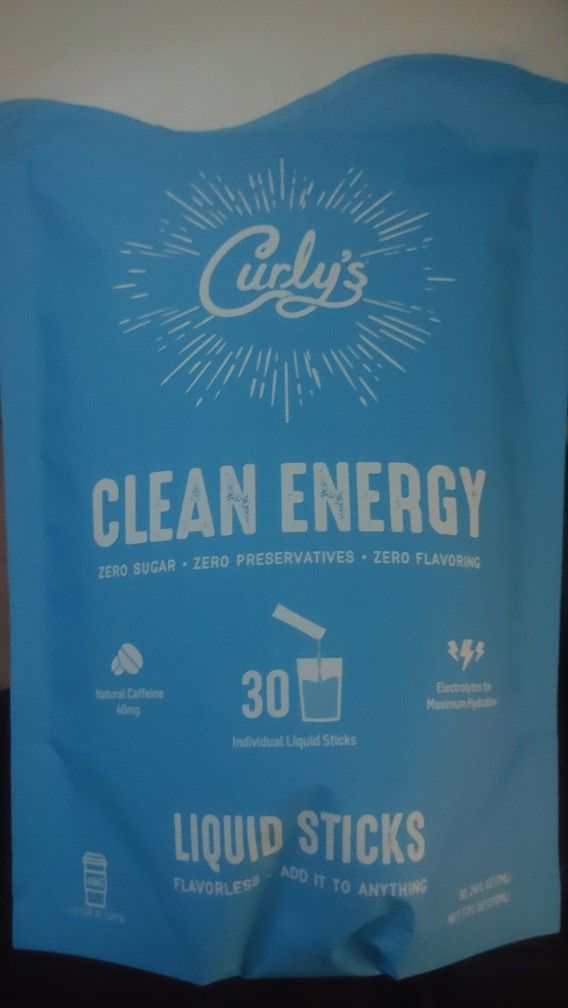 Clean Energy Drink Shots 30 Count Liquid Sticks
