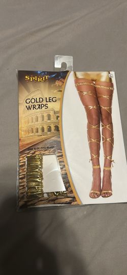 Spirit Gold Leg Wraps Costume Accessory