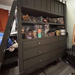Queen Size Loft Bed- No Mattress 
