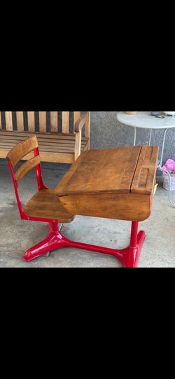Antique School Desk