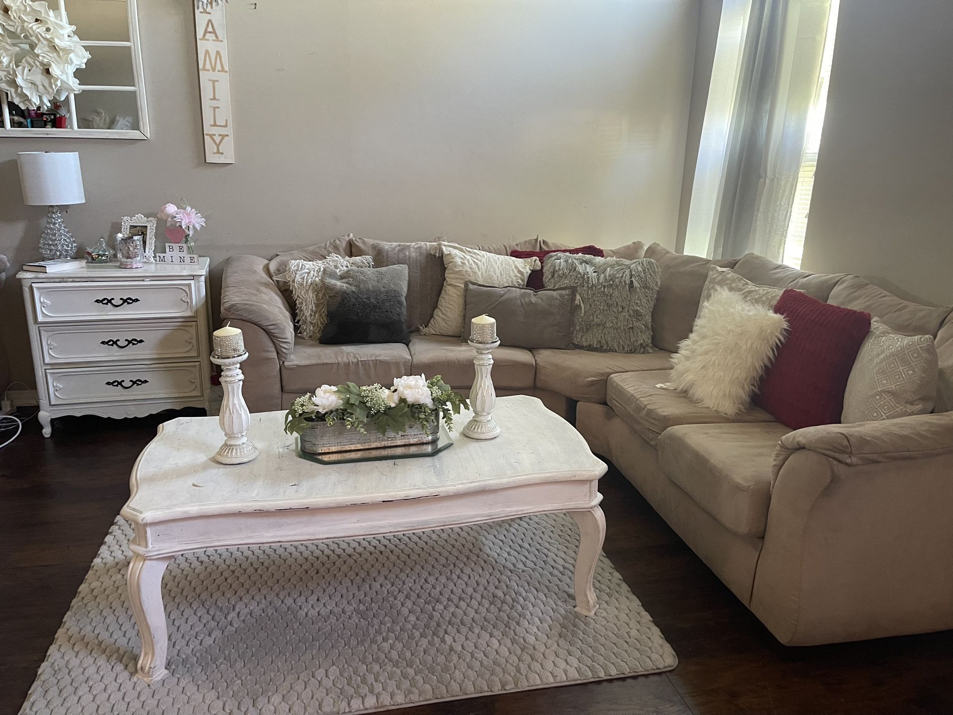 Sectional And Love Seat