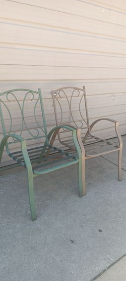 Two outdoor chairs