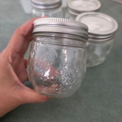 Ball Jelly Elite Collection Jam Jar (4 Pack), 8 oz, Clear