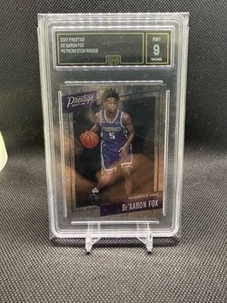 De'Aaron Fox 2017 Prestige Micro Etch Rookie