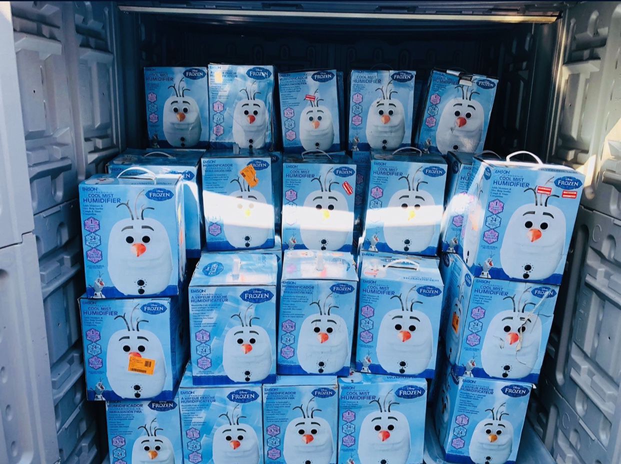 Disney Frozen Olaf Humidifier Lot  New In Box 