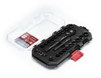 Husky 100-Position 1/4 in. Drive Universal Socket Wrench Set (26-Piece)