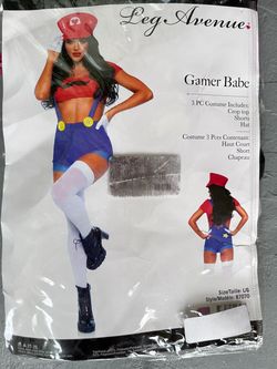 Halloween costume super Mario