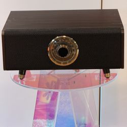 Retro Victrola Bluetooth Record Player with Speakers – 3-Speed Vinyl Record Player, FM Radio & 3.5mm Aux, Wireless Music Streaming (Espresso