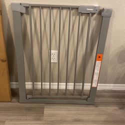 Door Gate Gray Metal