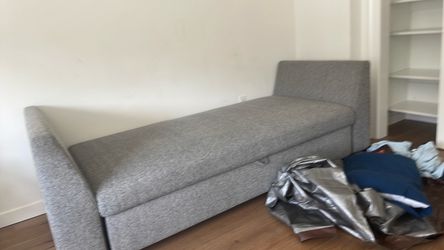 Couch with bed