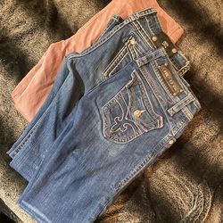3 Pair Of Jeans Size 29 / 8 (1x10)