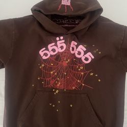 Sp5der Hoodie Brown