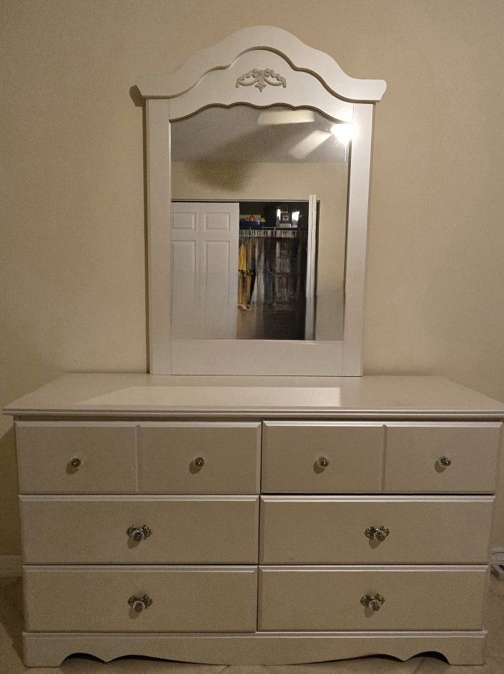 Dresser and Mirror