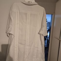 David Taylor men's XXL white shirt