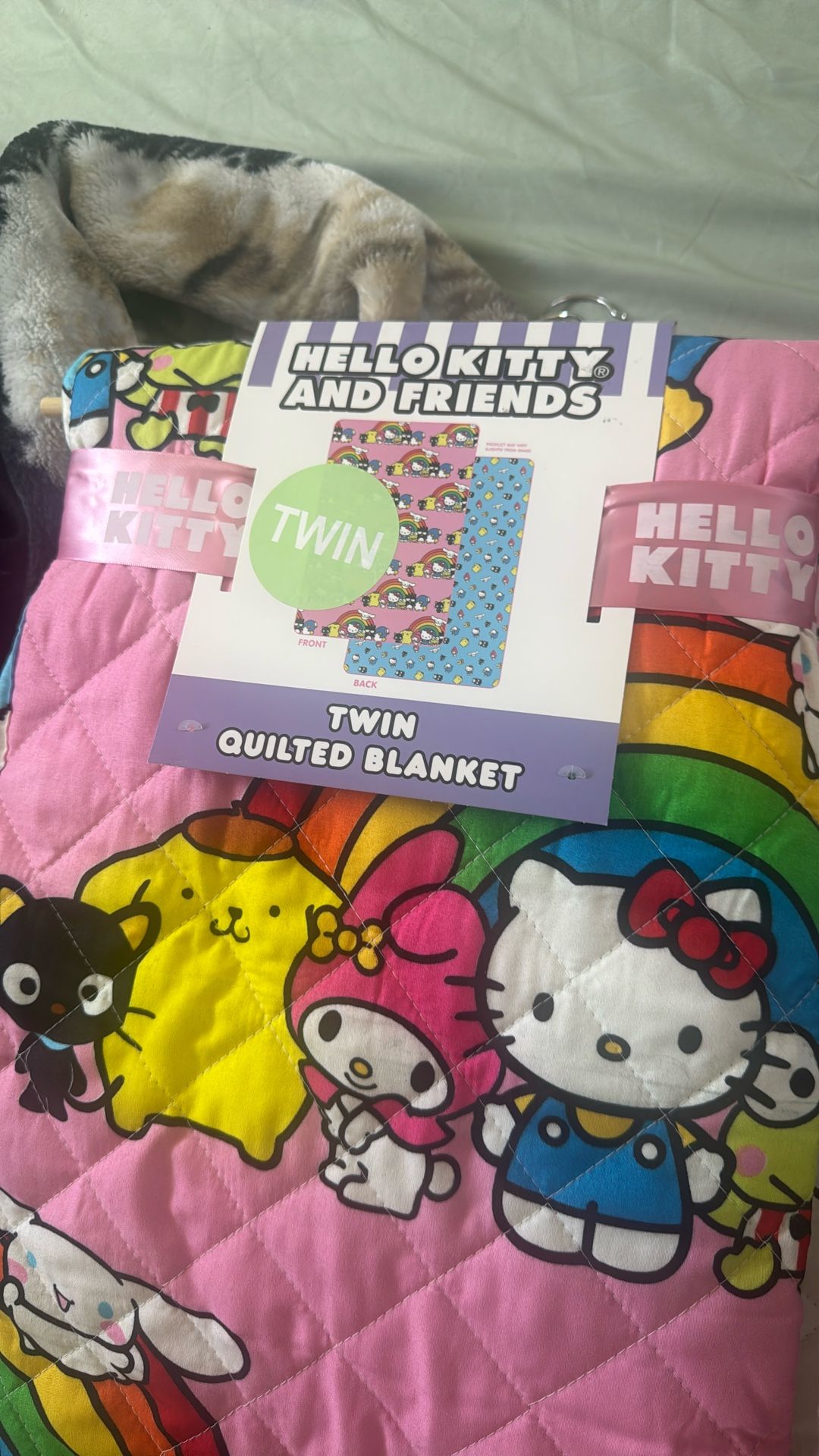 twin hello kitty blancket