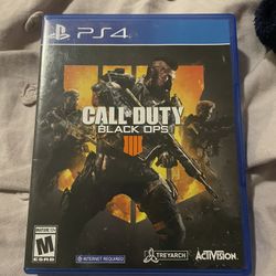 CALL DUTY BLACK OPS 4