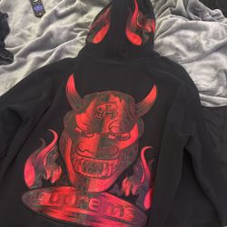 Supreme Demon Zip Up Hoodie