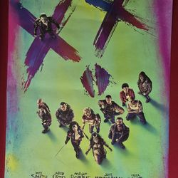 Suicide Squad 27x40 Double-sided Movie Poster New
