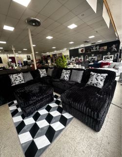 Corduroy living room set sectional/sofa loveseat set same day delivery