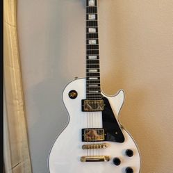  2024 Gibson Les Paul Custom Alpine White 