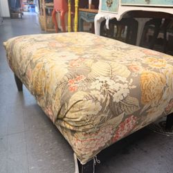 Floral Ottoman / Bench/ Coffee Table