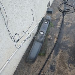 Jeep bumper with lights