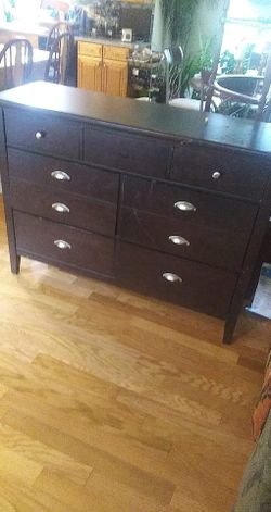 Wooden dresser needs refurbishing