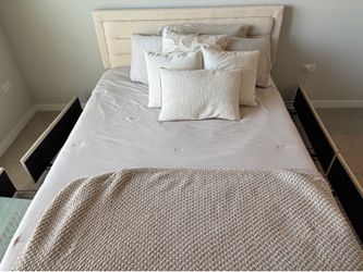 Full Size Bed Frame with Drawers