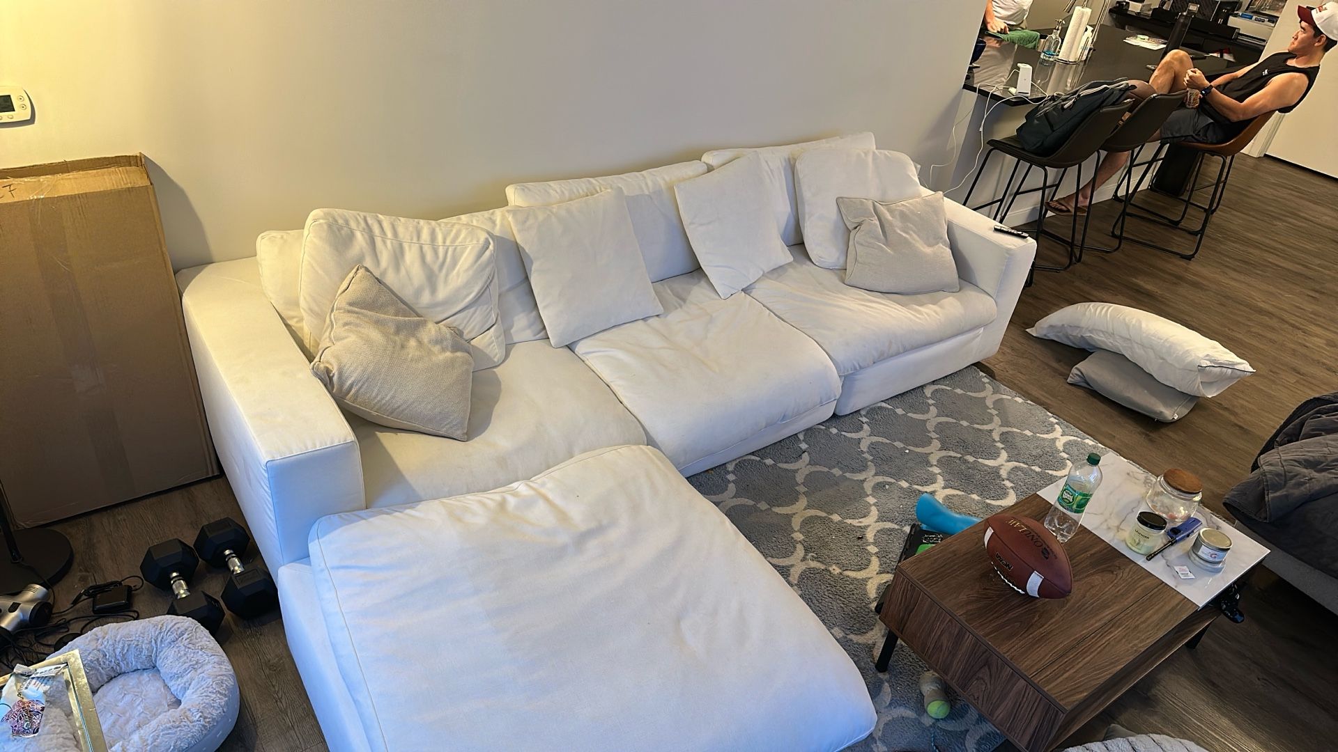 White Couch For Sale
