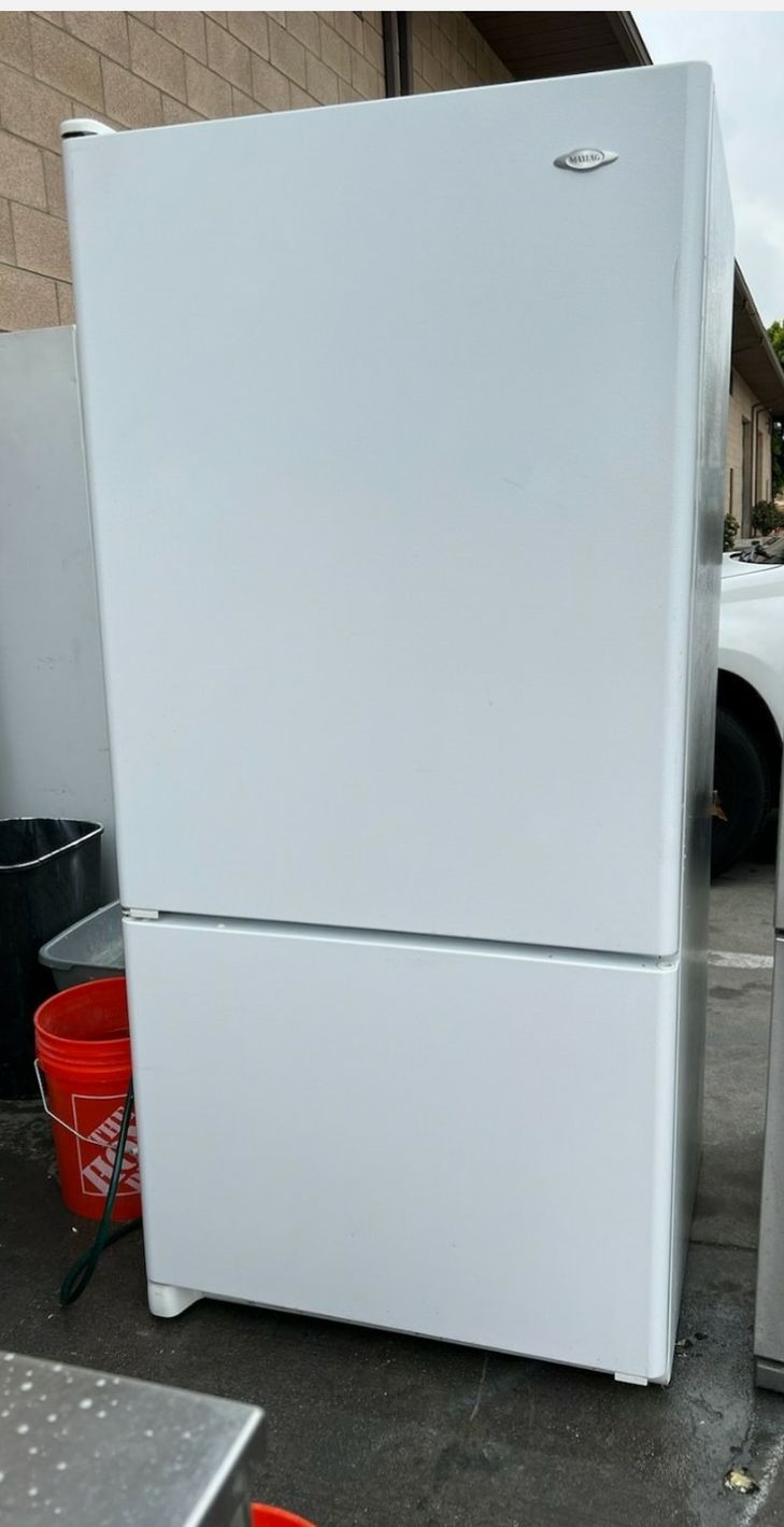 Maytag Bottom Freezer White Refrigerator