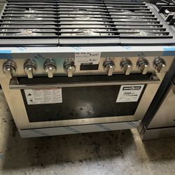ELECTROLUX DUAL FUEL RANGE 36 WIDE 