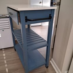 Kitchen Table/Serving  Tray  on  wheels 