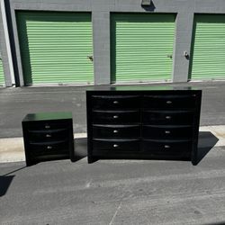 Black Dresser Set 