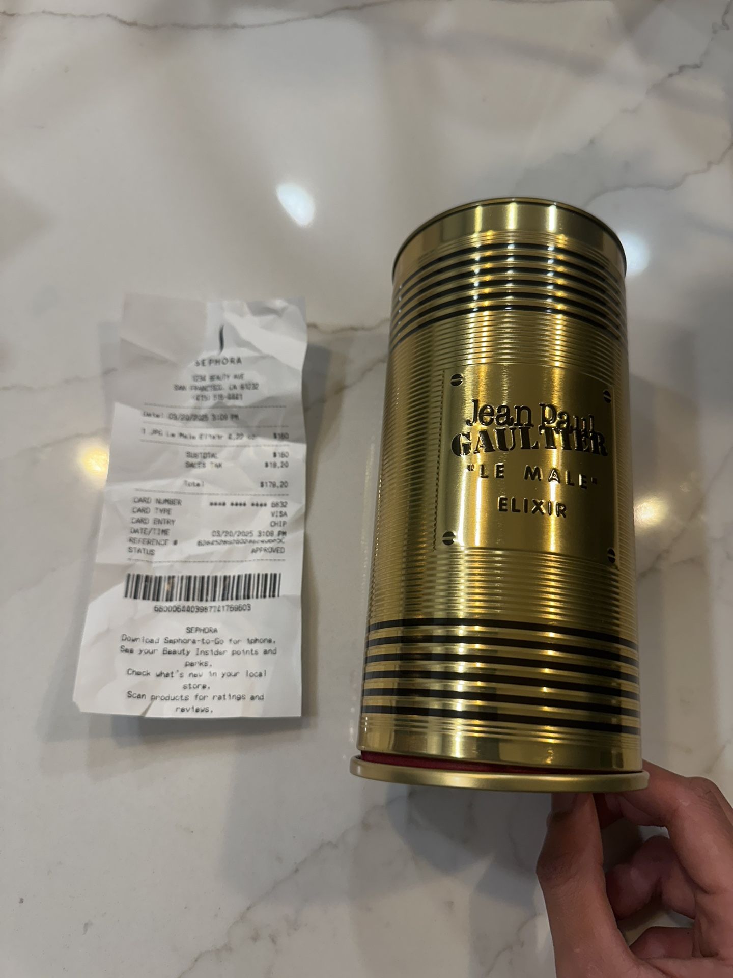 Jean Paul Gaultier Le Male Elixir 4.2 oz Men's Eau de Parfum - **COMES WITH RECEIPT**