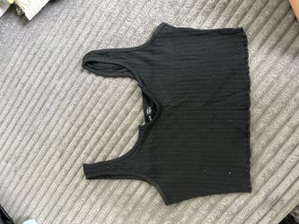 Black Tank Top Cropped