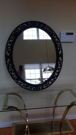Large Oval Mirror