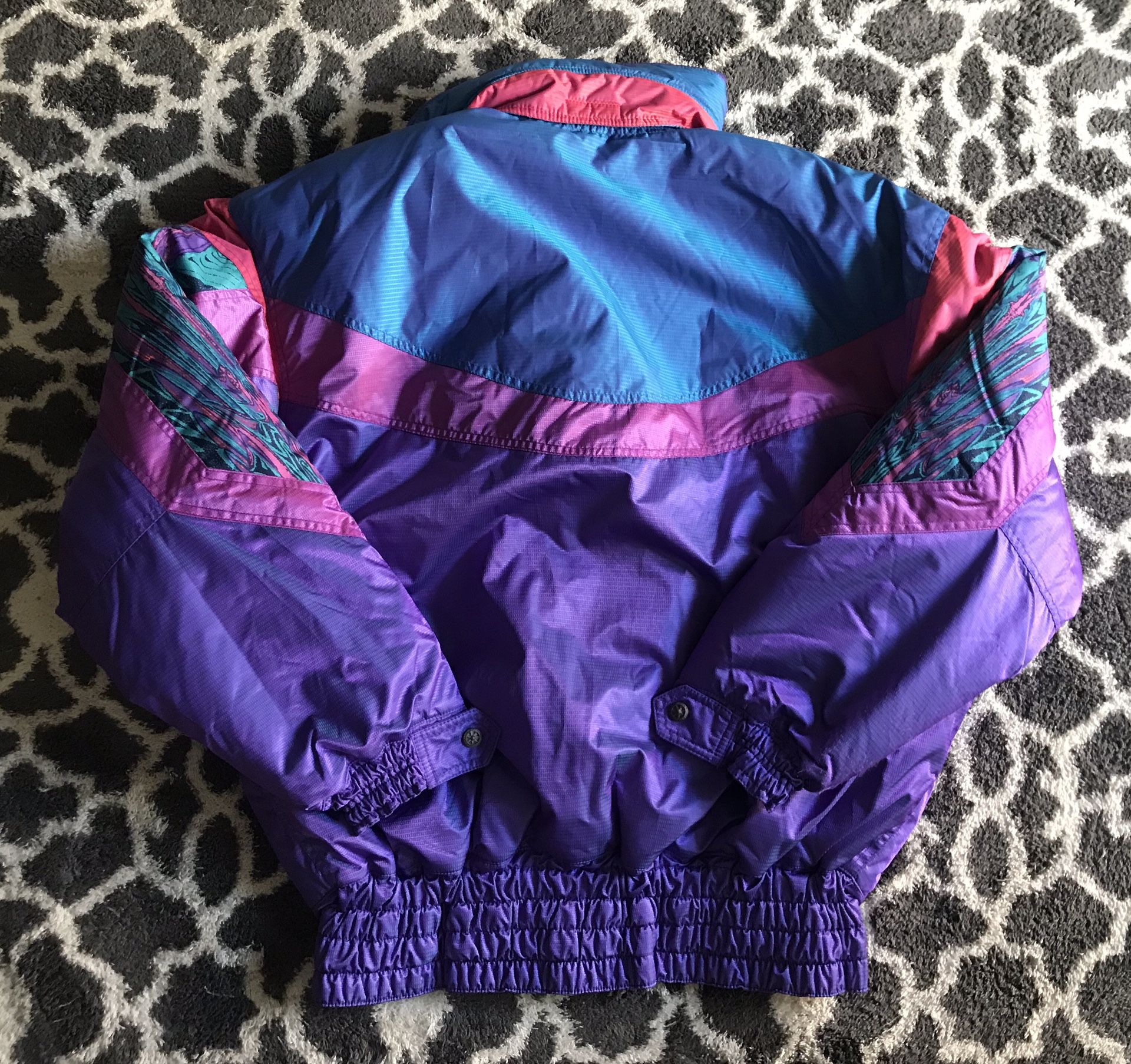 NWOT Vintage ELLESSE 90’s Ski Jacket Mystic Color Changing Jacket Large ...