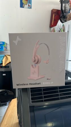 JIAMQISHI EH06-P Wireless Headset Pink
