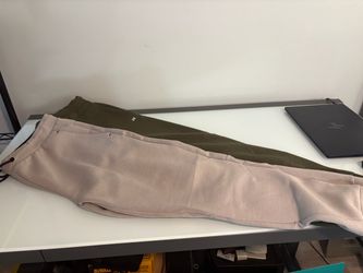 Large grey and green sweats