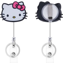 Hello Kitty ID Badge Holder Retractable